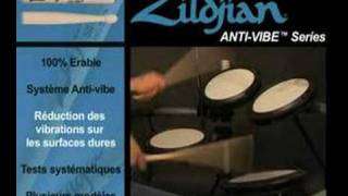 Zildjian 7A anti-vibe hickory - Video