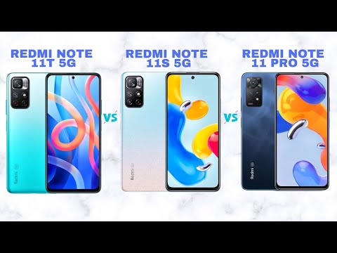 Redmi Note 11T 5G vs Note 11s 5G vs Note 11 pro 5G