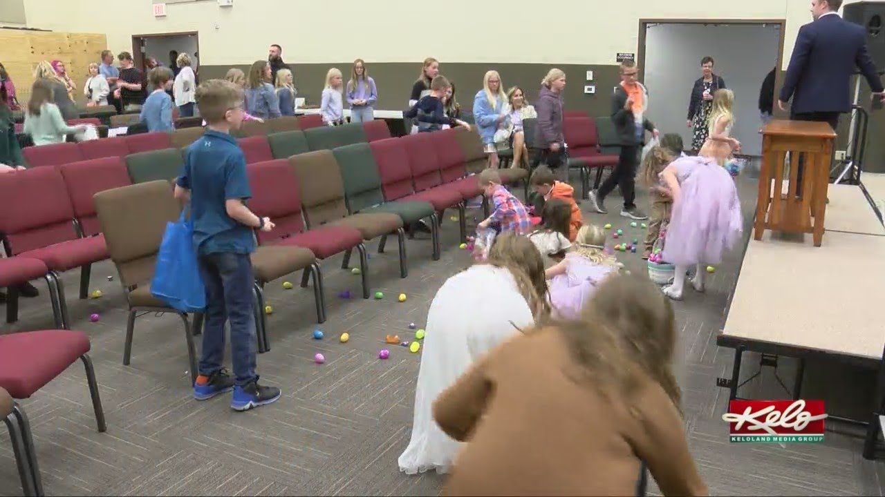 Weather moves local church's Easter egg hunt indoors
