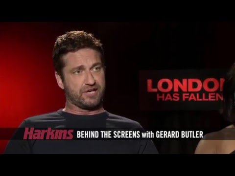 Gerard Butler Chats with Harkins Behind the Screens!