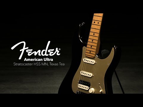 Fender American Ultra II Stratocaster HSS Electric Guitar 2024- Texas Tea w/Case - Mint! image 24