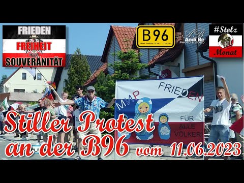 Stiller Protest B96 vom 11.06.2023