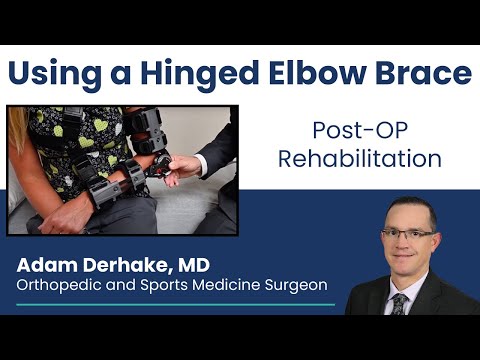 Using a Hinged Elbow Brace after Biceps Surgery