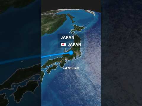 Bangladesh to Japan. +4769,km #1kcelebration #travel #entertainment #automobile #googleearth