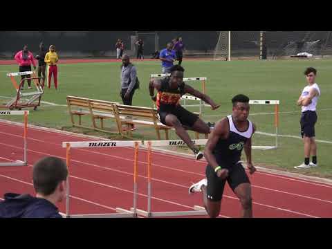 Boys 60m Hurdles Final Teon Elite  All Comer's Indoor/Outdoor Sprints Series #1