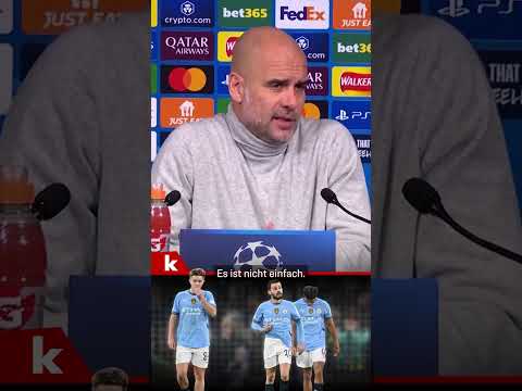 Guardiola völlig fertig: "Will mir selbst wehtun" | Manchester City - Feyenoord 3:3 #shorts