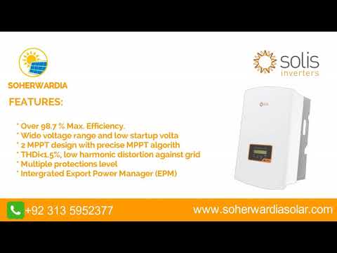 Solis Grid Tie, 3 Phase Solar Inverter. 5kw to 50 KW. #solarinverters #ongridsolar