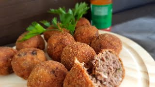 BOLINHO DE CARNE MOIDA DE BOTECO.