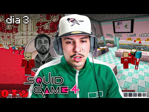 VIVIENDO EL PEOR DIA DE MI VIDA 😭 ELIMINÉ A MI IDOLO VEGUETTA || SQUID CRAFT GAMES 4  DIA 3 | Samulx