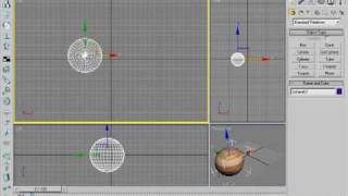 3d Max planeta materiales y movimiento