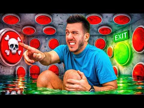 100 МИСТЕРИОЗНИ БУТОНА, НО САМО ЕДИН ЩЕ МЕ СПАСИ!