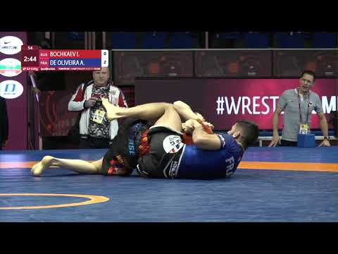 Qual. Men's GP No-Gi - 62 kg: I. BOCHKAEV (RUS) v. A. DE OLIVEIRA (FRA)
