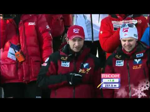 Gregor Schlierenzauer Vikersund 2011 237,5m ORF1 (Bessere Qualität!)