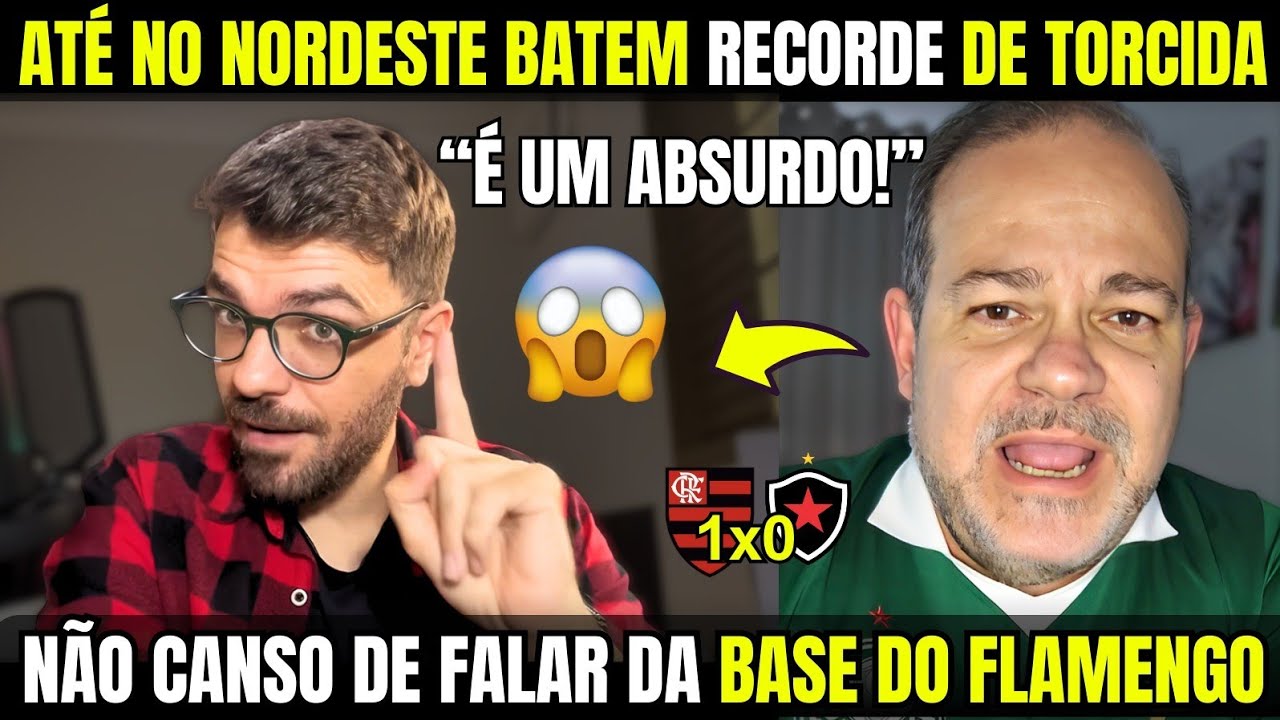😱 😂OLHA A INVEJA DA MÍDIA PALMEIRENSE " OS CARAS BATEM RECORDE DE TORCIDA", BOTAFOGO PB X FLAMENGO