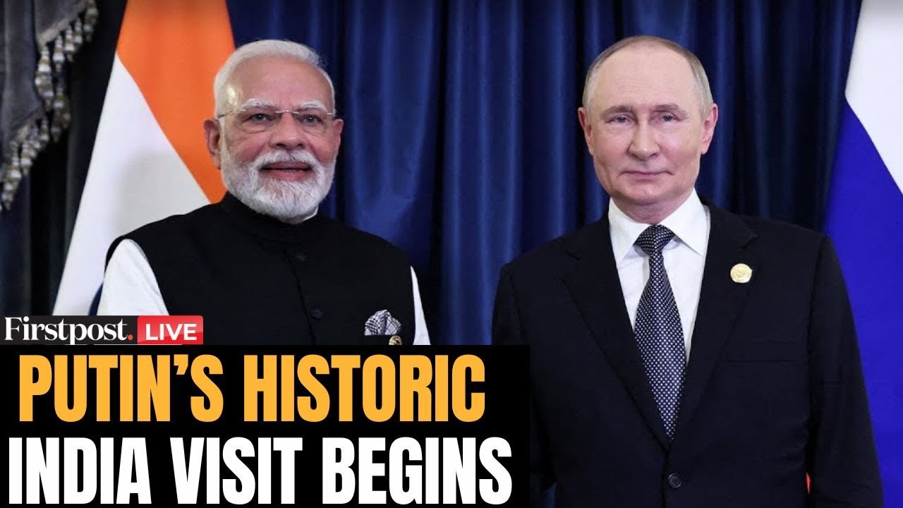 Putin in India LIVE: PM Modi to Host Russian President; Focus On Defence, Trade Ties