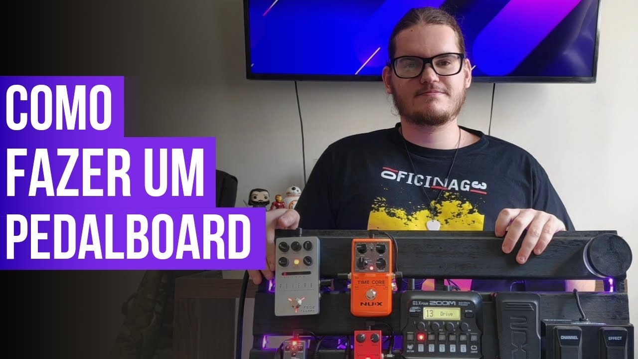 COMO FAZER UM PEDALBOARD CASEIRO COMPLETO!!!