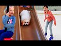 🐶PUPPY SLIDE & ICE DANCING⛸