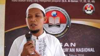 Wisuda Karantina Tahfizh Al Qur`an Nasional Angkatan XXIII Program Sebulan