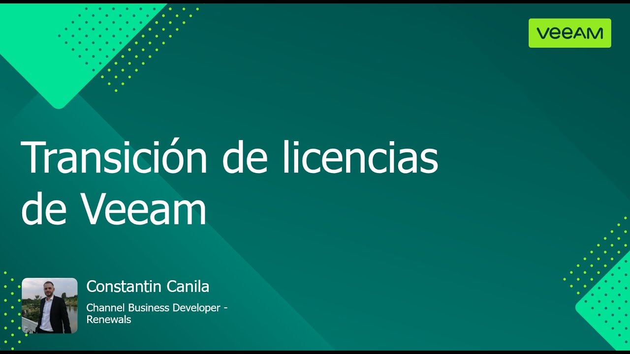 Veeam’s licensing transition video