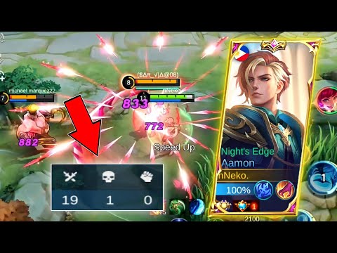 19 KILLS!!! AAMON GOD MODE ON🔥 AGGRESSIVE SOLO RANK GAME