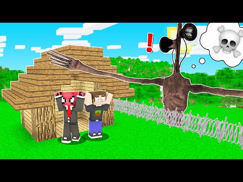 SİREN KAFA VS %100 GÜVENLİ EV! 😱 - Minecraft