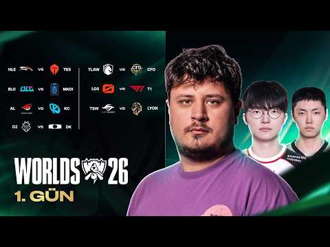 GERÇEK WORLDS BAŞLADI BABALAR SAHNEDE WORLDS 1.GÜN FULL ANALİZ