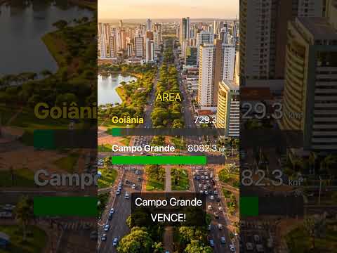 ⚔️ GOIÂNIA vs CAMPO GRANDE? Qual a melhor capital do Centro-Oeste? 🌳🥩