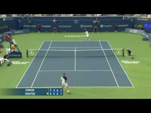Rogers Cup Tennis Toronto 2008 Semi-Final Highlights - Nadal v Murray, Kiefer v Simon