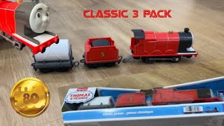 Thomas & Friends Classic 3 Pack James  Motorised 2025 | Trackmaster 3 Review