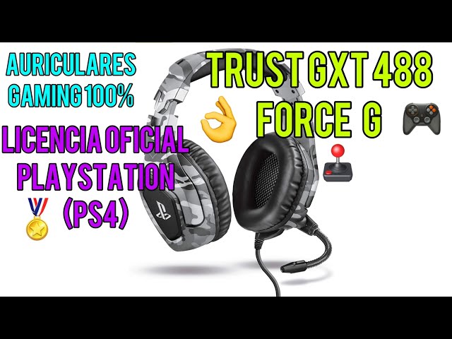 Vídeo relacionado con GXTrust 488 Forze Cascos PS4 y PS5 Auriculares de Gaming Licencia Oficial para PlayStation, Micrófono Plegable, Altavoces Activos de 50 mm, Cable Trenzado Nailon 1.2 m, Negro