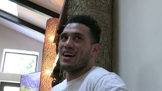 VISITING DAVID BENAVIDEZ AT HIS CAMP HOUSE BEFORE HIS LAST FIGHT EsNews Boxing