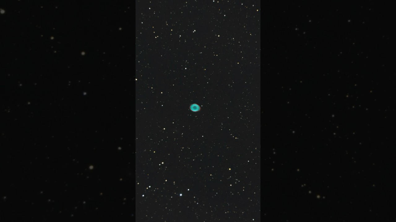 The Ring Nebula (M57) a famous planetary nebula in the constellation of Lyra #M57 #ringnebula #space