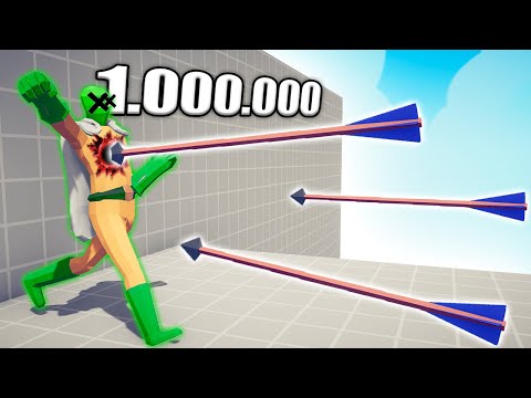 1.000.000 DAMAGE ARCHER vs ZOMBIE UNITS - TABS | Totally Accurate Battle Simulator 2023