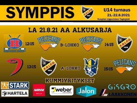 KalPa U14 Symppisturnaus la 21.8 AA alkusarja 12:15 - 15:15