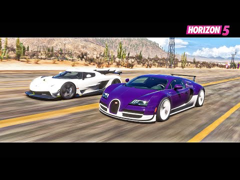 FH5 ULTIMATE Drag Race - Valhalla, Chiron, Jesko, Svj, R8, FxxK Evo, J5, ZL1 And More