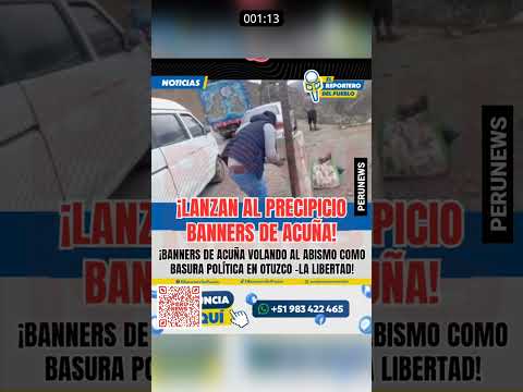 ACUÑA ES POLÍTICO MUERTO Y CORRUPTO EN OTUZCO
