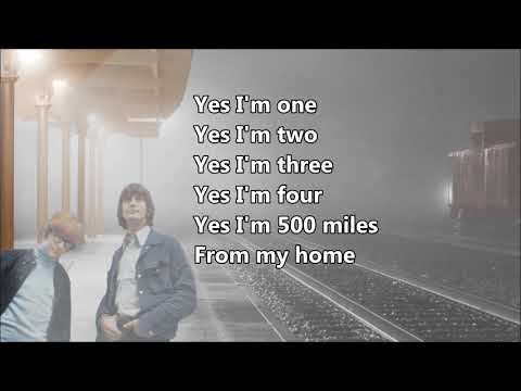 Five Hundred Miles Peter & Gordon with Lyrics