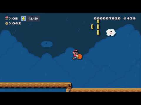 76 Story Mode~Launching Bob-ombs, Collecting Co-coins for Eccentric Millionaire -Super Mario Maker 3
