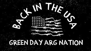 Back In The USA - Green Day (Lyric Video)