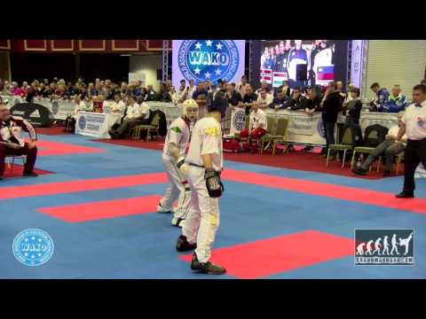 Daniele Farina ITA v Alex Veres HUN WAKO World Champioships 2015