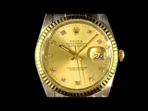 Men's 18k Yellow Gold/Stainless Steel Rolex Datejust Automatic Wristwatch