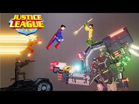 Justice League vs Titanfall Mech - People Playground 1.22.3