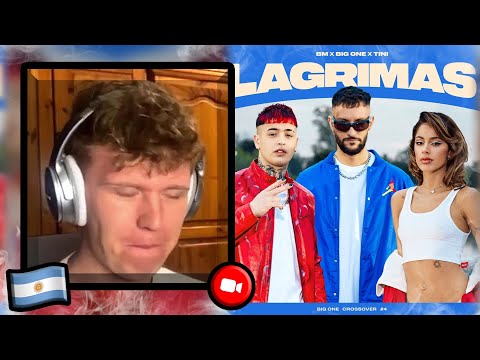 FIRST REACTION TO Lágrimas | CROSSOVER #4 - TINI, BM, Big One | Argentinian Music Reaction
