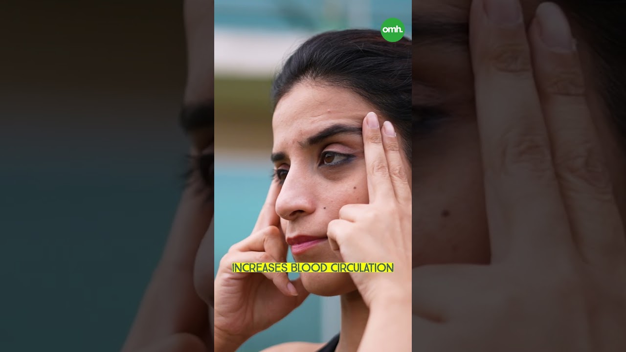 Sideway Rotation Pose I How To Reduce Dark Circles With Face Yoga