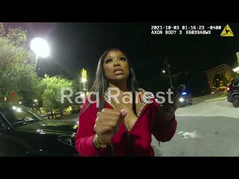 Bodycam: King Von's sister "Kayla B" arrested for hit and run