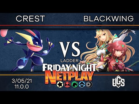 Friday Night Netplay #42 - Ladder - Crest(Greninja) Vs. Blackwing(Pyra and Mythra)