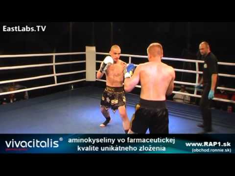 K1 empres Poprad - K1 do 66,8kg - Miroslav Madzin SVK vs Ľubomír Kasarda SVK.mpg