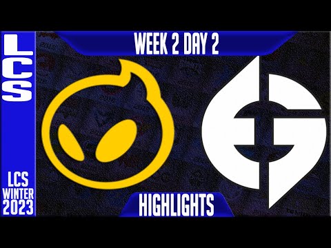 DIG vs EG Highlights | LCS Winter 2023 W2D2 | Dignitas vs Evil Geniuses