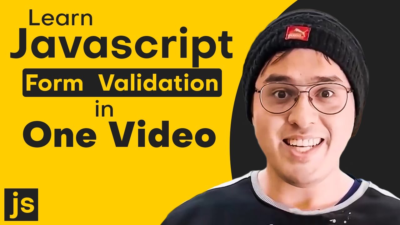 JavaScript Registration Form Validation Tutorial In Hindi - हिंदी में