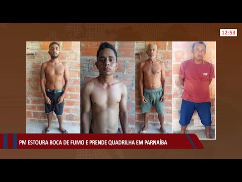 PM estoura boca de fumo e prende quadrilha em Parnaíba 21 07 2021